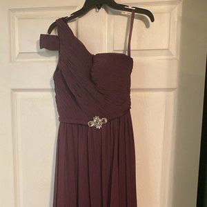 Mori Lee Bridesmaid Dress, Plum
